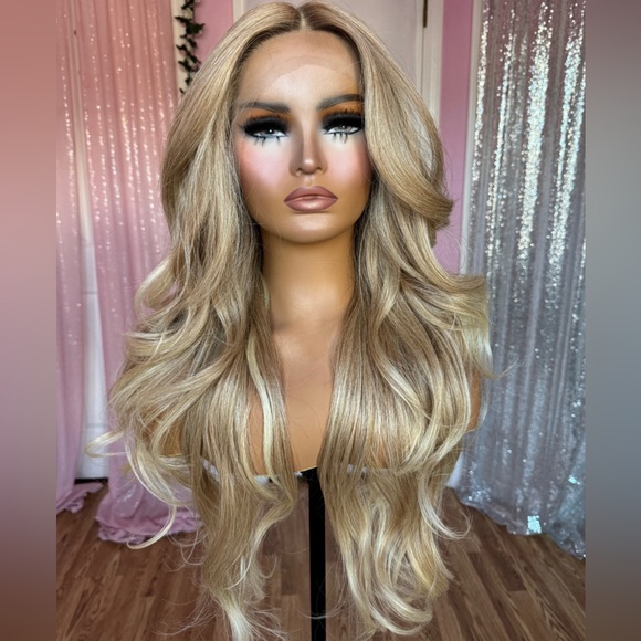 HD front lace glueless wig
